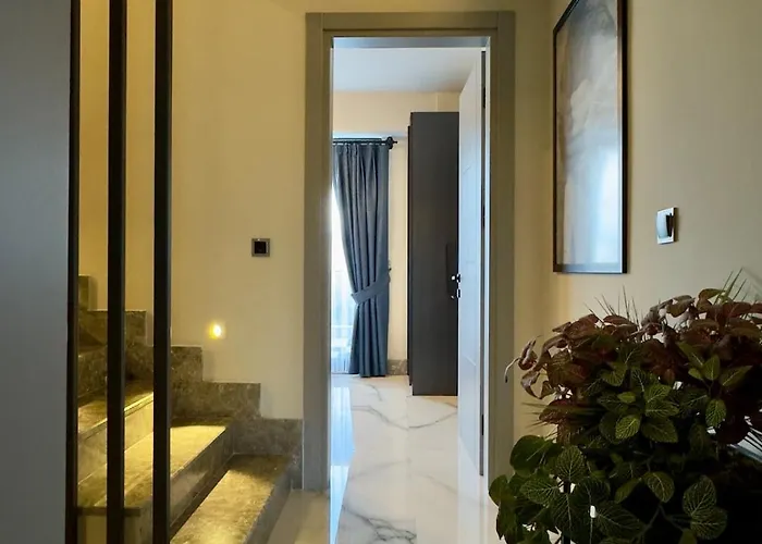 Villa Burberry&sauna Whirlpool Turkish Bath Pool Bbq